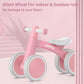 Sereed Baby Balance Bike for 1 Year Old, 4-Wheel Toddler Bike, First Ride On Toy, Birthday Gift 12–24 Months