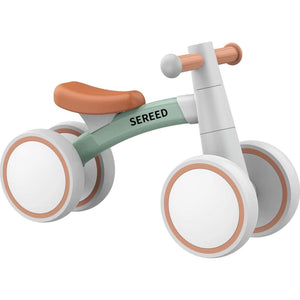 Sereed Baby Balance Bike, 4-Wheel Toddler Bike for 12–24 Months, First Ride On Toy for 1 Year Old Boys & Girls