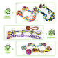 Sharlovy 9 Piece Dog Rope Chew Toy Set Durable Cotton Dental Toys for Medium Dogs and Large Breeds