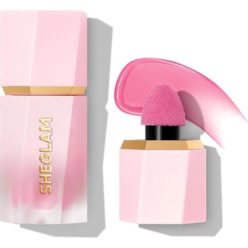 SHEGLAM Color Bloom Liquid Blush Makeup For Cheeks Matte Finish - Petal Talk,
