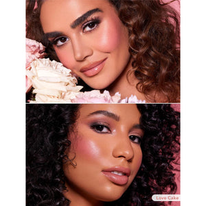 SHEGLAM Color Bloom Dayglow Liquid Blush Makeup For Cheeks Shimmer Finish - Love Cake,