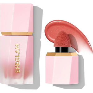SHEGLAM Color Bloom Dayglow Liquid Blush Makeup For Cheeks Shimmer Finish - Devoted,