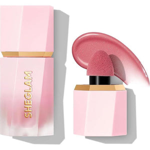 SHEGLAM Color Bloom Dayglow Liquid Blush Makeup For Cheeks Shimmer Finish - Love Cake,