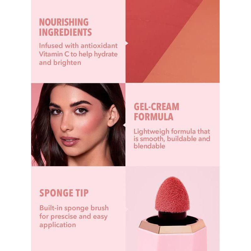 SHEGLAM Color Bloom Liquid Blush Makeup For Cheeks Matte Finish - Love Cake,