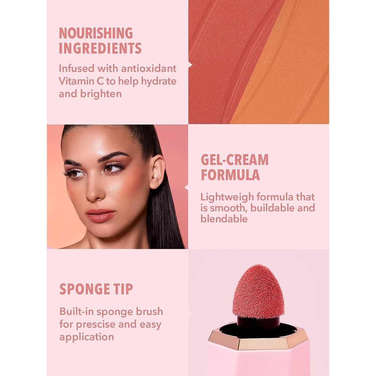 SHEGLAM Color Bloom Dayglow Liquid Blush Makeup For Cheeks Shimmer Finish - Devoted,