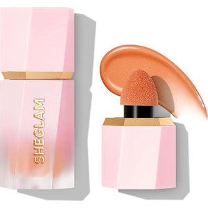 SHEGLAM Color Bloom Dayglow Liquid Blush Makeup For Cheeks Shimmer Finish - Float On,