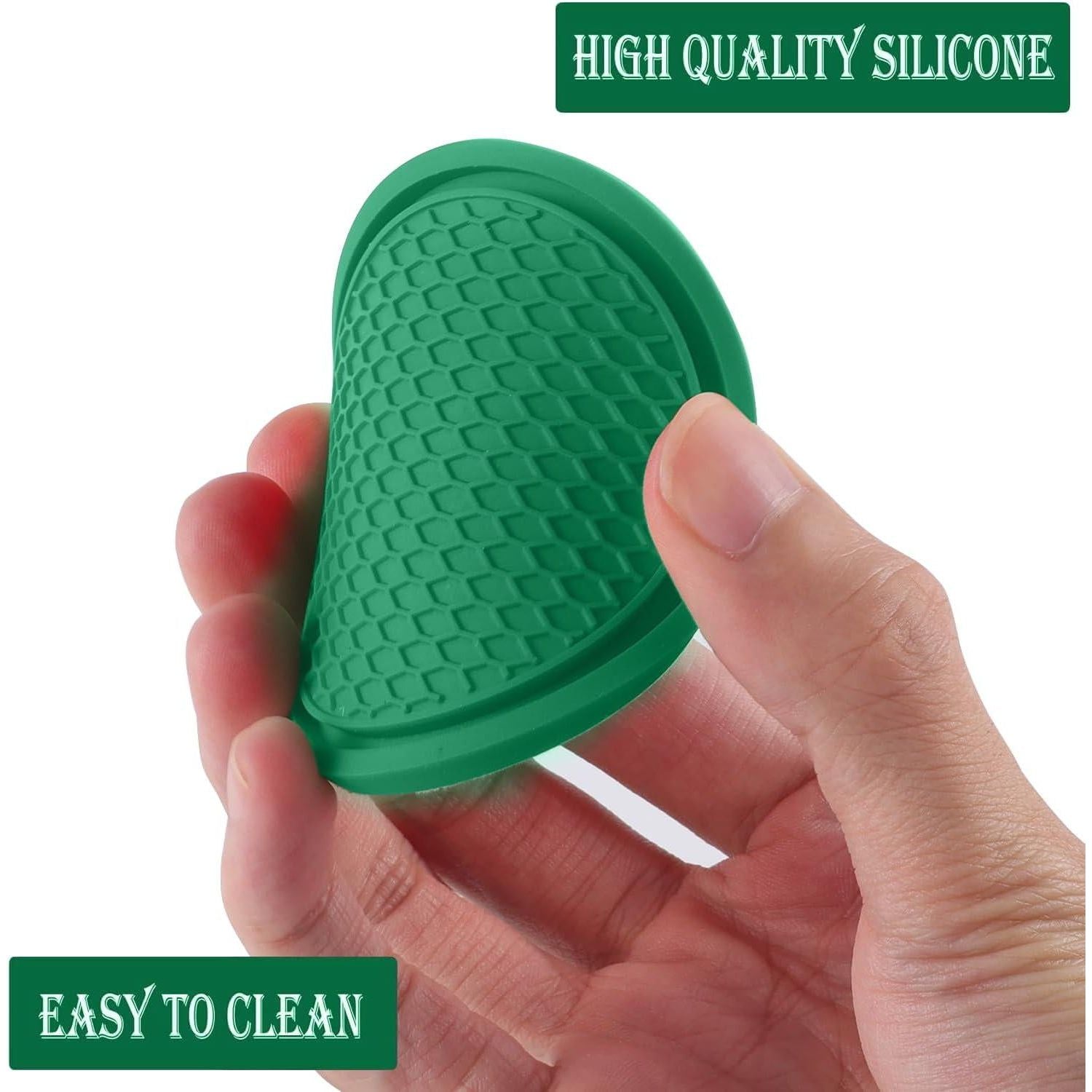 SINGARO Car Cup Coaster, 4PCS Universal Non-Slip Cup Holders Embedded In Ornaments Coaster, Car Interior Accessories, Green,
