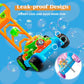 Sloosh Bubble Lawn Mower Blue Toddler Bubble Machine Outdoor Push Toy for Kids Birthday Gifts