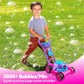 Sloosh Bubble Lawn Mower Toddler Toy Pink Summer Outdoor Push Bubble Machine for Preschool Boys and Girls Ages 3 and Up