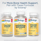 SOLARAY Magnesium Glycinate Capsules, Chelated Magnesium Bisglycinate W/BioPerine, Higher Absorption Magnesium Supplement - Bones, Muscles, Heart Support, Vegan, 275 Count (30 Servings, 120 VegCaps),