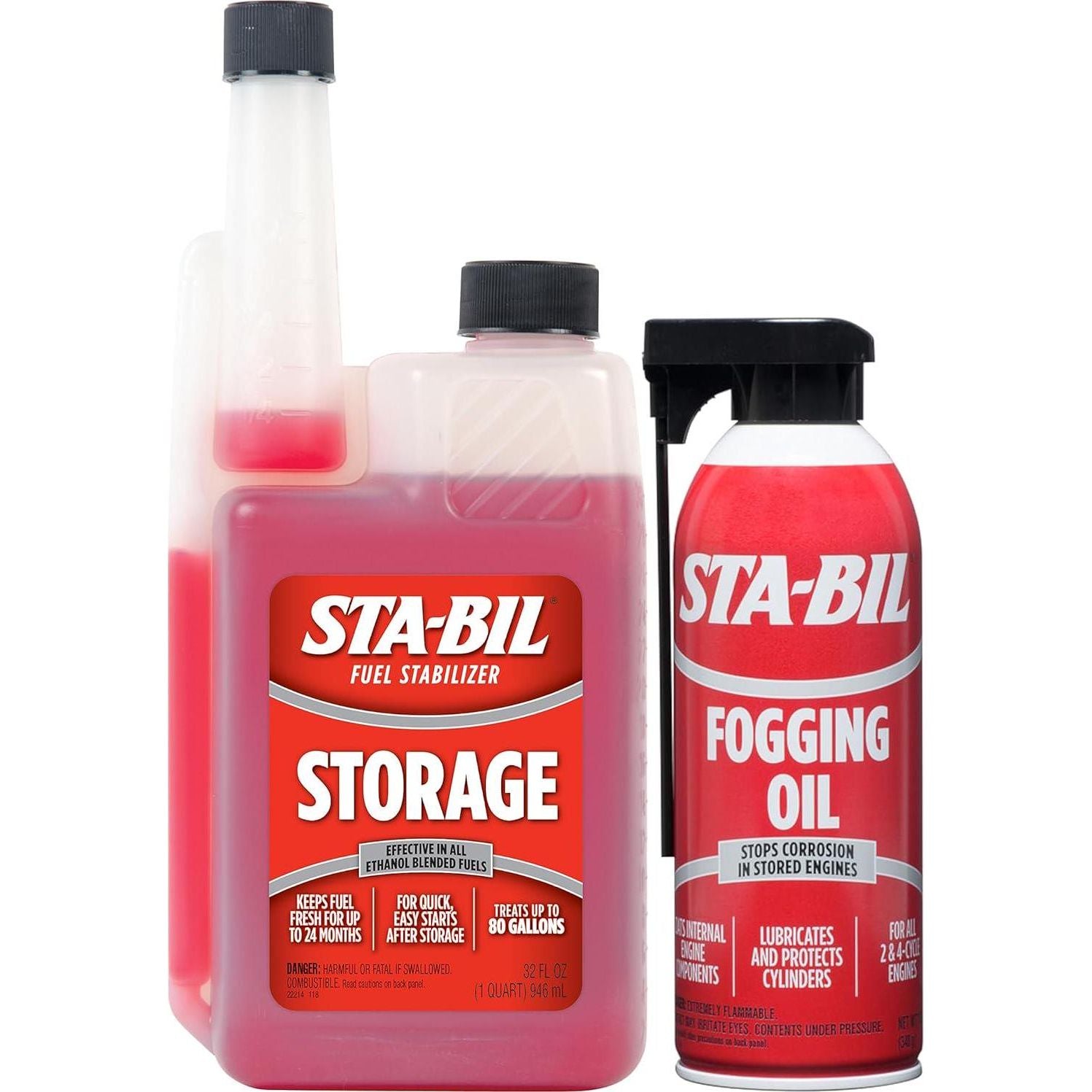 STA-BIL Storage Fuel Stabilizer | Keeps Fuel Fresh For 24 Months, Prevents Corrosion, Gasoline Treatment Fuel Additive That Protects Fuel System, Gas Stabilizer For Fuel Storage, 4 Oz (12 Pack),Does not Apply