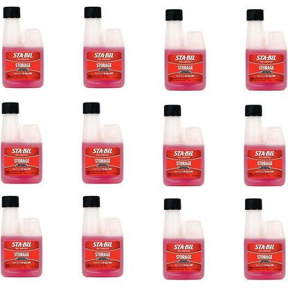STA-BIL Storage Fuel Stabilizer | Keeps Fuel Fresh For 24 Months, Prevents Corrosion, Gasoline Treatment Fuel Additive That Protects Fuel System, Gas Stabilizer For Fuel Storage, 4 Oz (12 Pack),Does not Apply