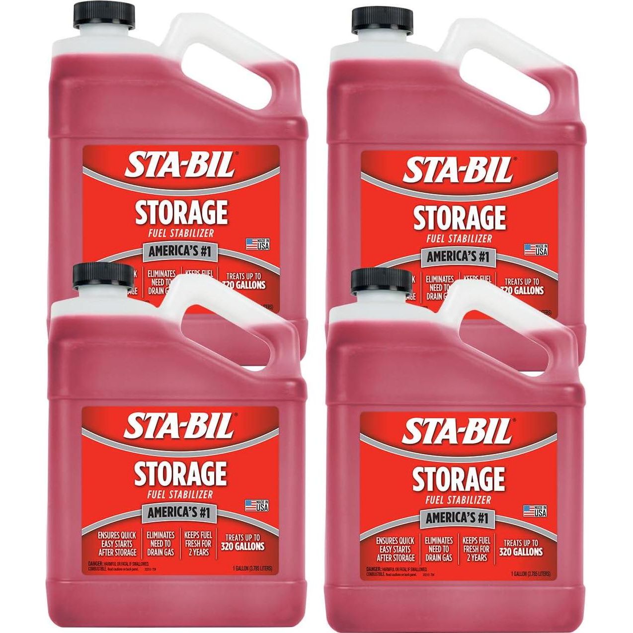 STA-BIL Storage Fuel Stabilizer | Keeps Fuel Fresh For 24 Months, Prevents Corrosion, Gasoline Treatment Fuel Additive That Protects Fuel System, Gas Stabilizer For Fuel Storage, 4 Oz (12 Pack),Does not Apply