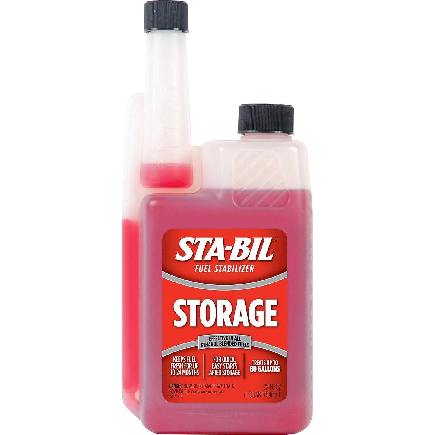 STA-BIL Storage Fuel Stabilizer | Keeps Fuel Fresh For 24 Months, Prevents Corrosion, Gasoline Treatment Fuel Additive That Protects Fuel System, Gas Stabilizer For Fuel Storage, 4 Oz (12 Pack),Does not Apply