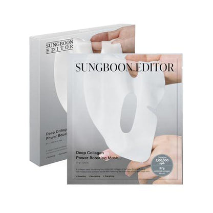 SUNGBOON EDITOR SUNGBOON EDITOR Deep Collagen Overnight Mask 37gx4ea | Original Hydrating Collagen Face Mask | Real Collagen 2,160,000PPB For Elasticity |TikTok Trend Items Korean Skin Care