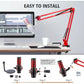 SUNMON Hyper X QuadCast Boom Arm - Upgraded Red Boom Arm For HyperX QuadCast With QuadCast Windscreen, Sound Insulation And Noise Reduction, HyperX QuadCast Microphone Arm With 3/8 To 5/8 Adapter,