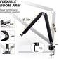SUNMON Mic Stand Boom Arm - Microphone Arm Compatible With HyperX QuadCast, 360° Rotation Microphone Stand, Weighted Metal Mic Boom Arm For HyperX QuadCast,Blue Yeti,Shure MV7,Rode And Most Gaming,