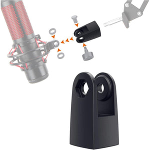 SUNMON Microphone Mount Adapter For HyperX QuadCast, Replacement For HyperX QuadCast Mount Adapter, Mic Stand Adapter For 3/8 HyperX QuadCast Boom Arm,