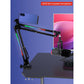 SUNMON RGB Boom Arm - Mic Arm With RGB Light, Adjustable 11 Light Modes, Microphone Boom Arm With Adapter Compatible With Fifine Microphone, Blue Yeti, HyperX QuadCast And Most Gaming Mic,