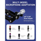 SUNMON RGB Boom Arm - Mic Arm With RGB Light, Adjustable 11 Light Modes, Microphone Boom Arm With Adapter Compatible With Fifine Microphone, Blue Yeti, HyperX QuadCast And Most Gaming Mic,