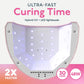 SUNUV SUNUV 48W UV Light For Gel Nails, UV Dryer For Gel Polish With 3 Timer Settings Professional LED Nail Lamp Art Tools Auto Sensor SUNone Pink