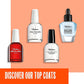 Sally Hansen Insta-Dri , Clear Top Coat, Quick Dry, Long Lasting, Streak-Free Shine, Clear Nail Polish,