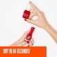 Sally Hansen Insta-Dri , Clear Top Coat, Quick Dry, Long Lasting, Streak-Free Shine, Clear Nail Polish,