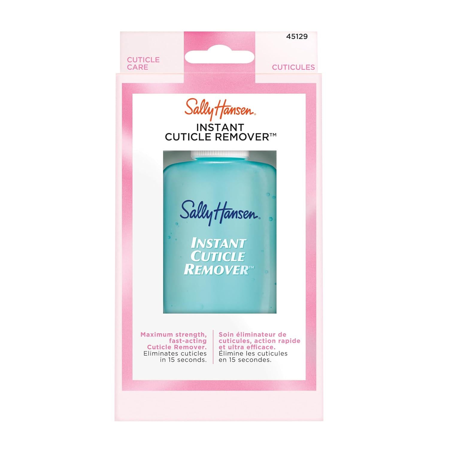 Sally Hansen Instant Cuticle Remover , Nail Treatment, Fast Drying, Contains Aloe And Chamomile,