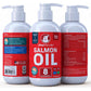 Salmon Oil Supplement for Dogs and Cats 8 oz Omega 3 Fish Oil for Skin Coat Joints Allergies Defense