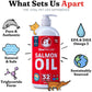 Salmon Oil for Dogs and Cats Omega 3 Fish Oil Liquid Supplement 32 oz Pump Bottle