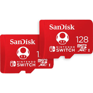 SanDisk 128GB 2-Pack MicroSDXC Card, Licensed For Nintendo Switch (2x128GB) - SDSQXAO-128G-GN6Z2,619659205737