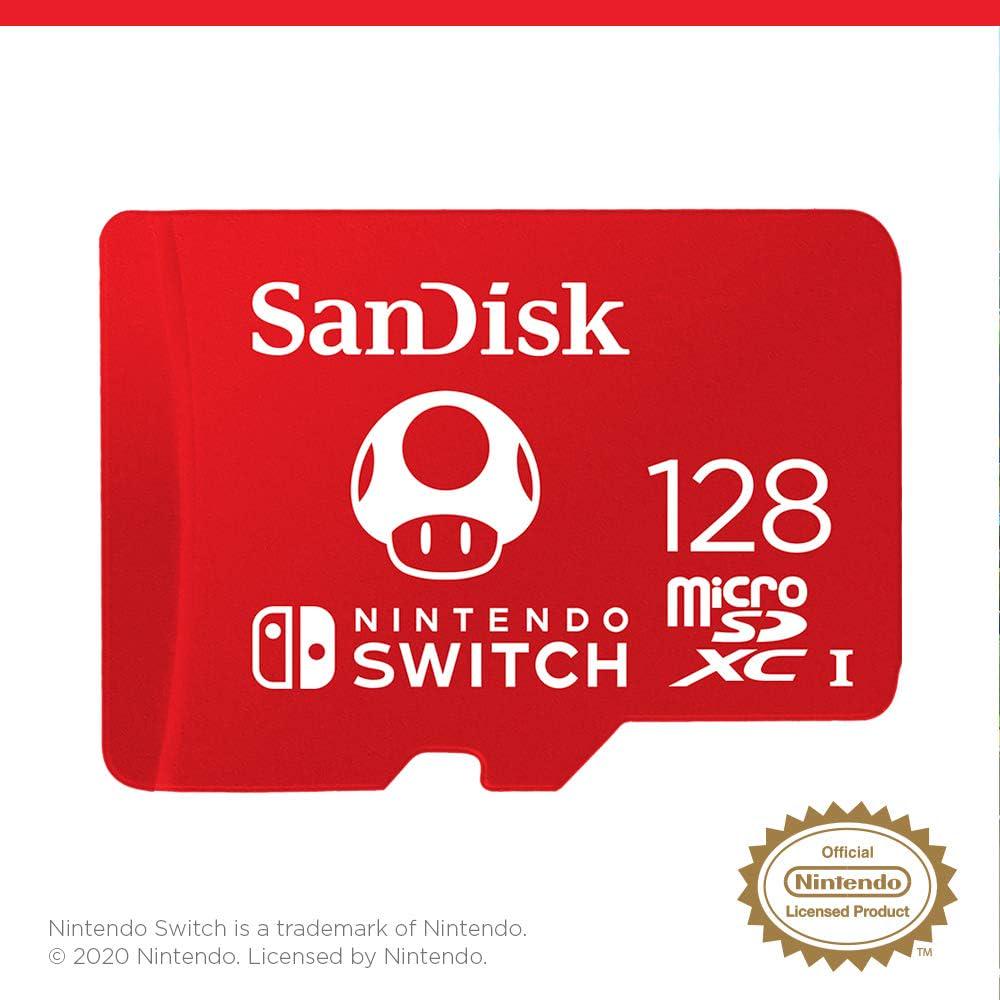 SanDisk 128GB 2-Pack MicroSDXC Card, Licensed For Nintendo Switch (2x128GB) - SDSQXAO-128G-GN6Z2,619659205737