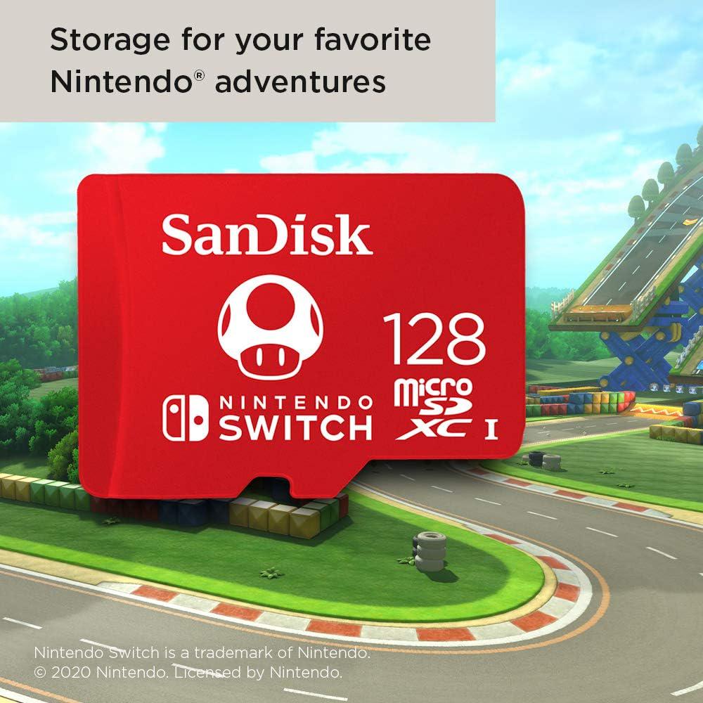 SanDisk 128GB 2-Pack MicroSDXC Card, Licensed For Nintendo Switch (2x128GB) - SDSQXAO-128G-GN6Z2,619659205737