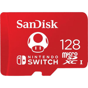 SanDisk 128GB MicroSDXC Card, Licensed For Nintendo Switch - SDSQXAO-128G-GNCZN,619659161293