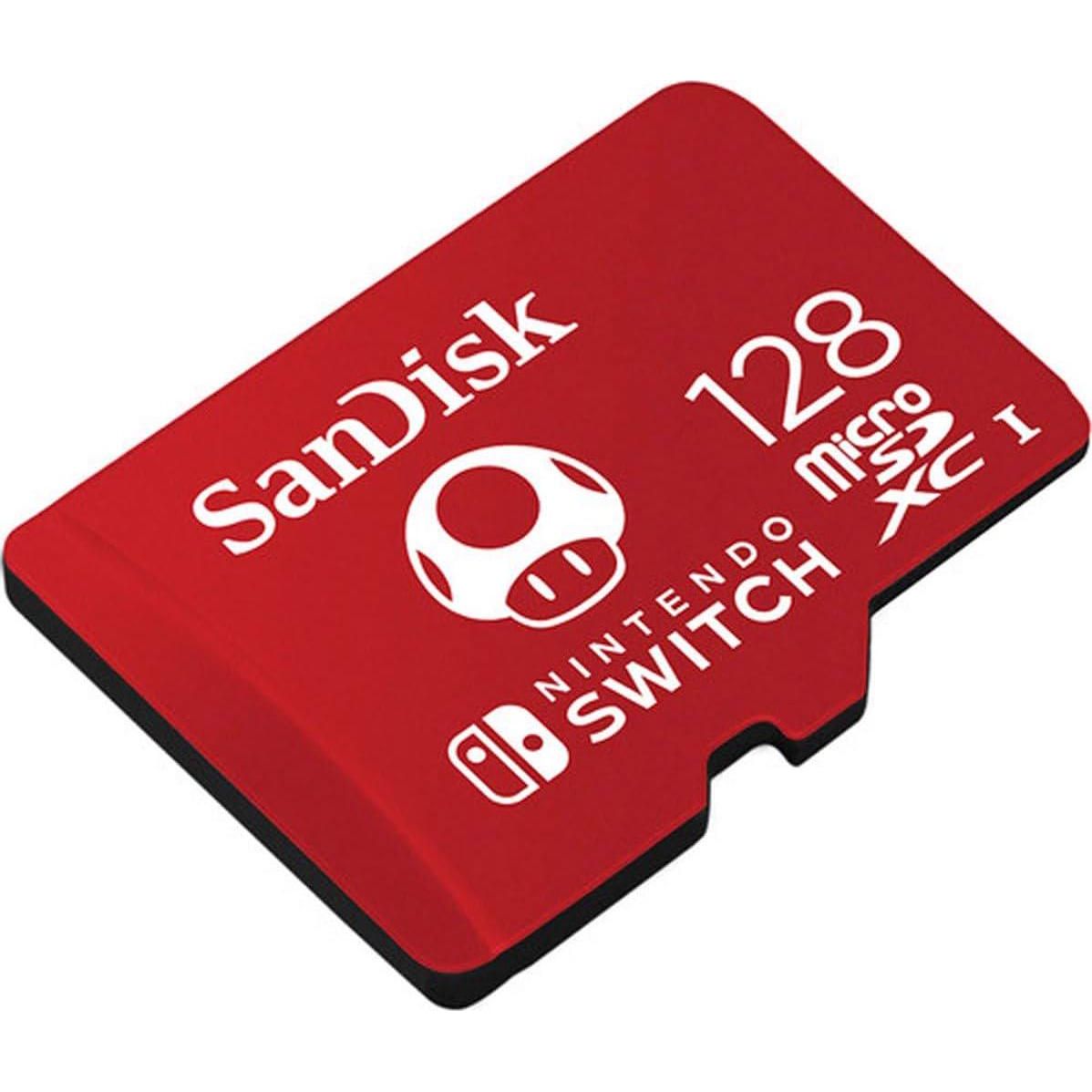 SanDisk 128GB MicroSDXC Card, Licensed For Nintendo Switch - SDSQXAO-128G-GNCZN,619659161293