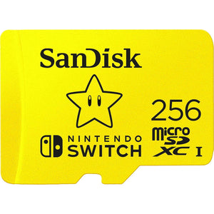 SanDisk 256GB MicroSDXC Card, Licensed For Nintendo Switch - SDSQXAO-256G-GNCZN,619659173869
