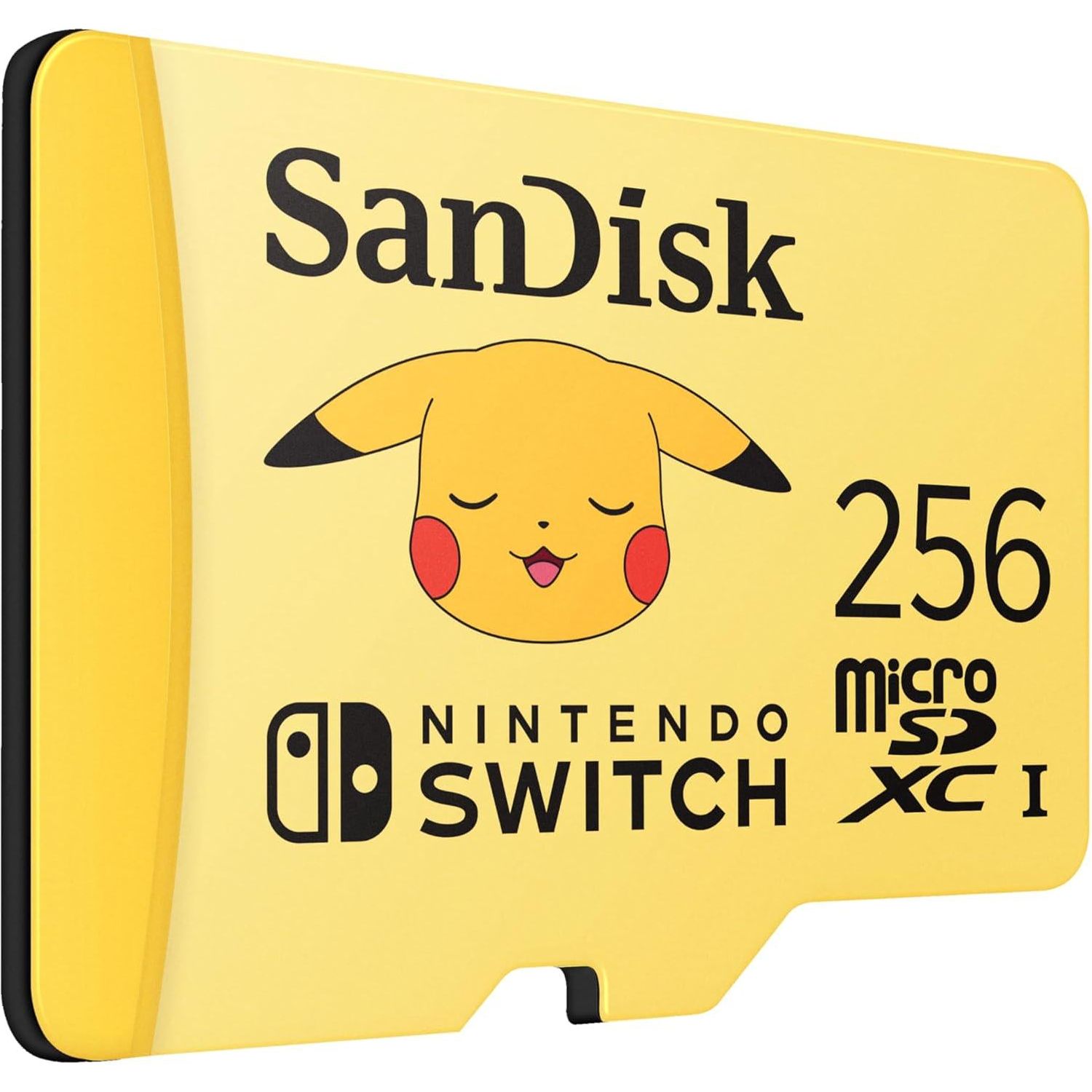 SanDisk 256GB MicroSDXC Card Licensed For Nintendo Switch, Pokémon Edition, Pikachu - SDSQXAO-256G-GN6ZK,619659211523