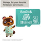 SanDisk 512GB MicroSDXC Card, Licensed For Nintendo Switch - SDSQXAO-512G-GNCZN,619659184650