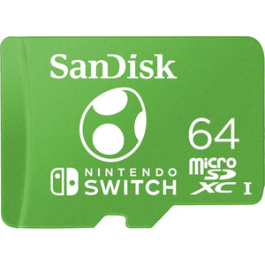 SanDisk 64GB 2-Pack MicroSDXC Card, Licensed For Nintendo Switch (2x64GB) - SDSQXAO-064G-GN6Z2,619659205720