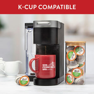 San Francisco Bay Compostable Coffee Pods, Organic Rainforest Blend, 80 Count, Keurig-Compatible (Including Keurig 20)
