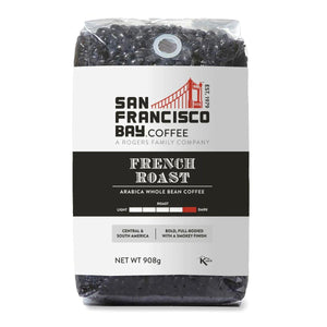 San Francisco Bay Whole Bean Coffee, French Roast, 2lb Bag, Dark Roast