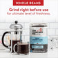 SAN FRANCISCO BAY San Francisco Bay Whole Bean Coffee - DECAF Gourmet Blend (2lb Bag), Medium Roast, Swiss Water Processed