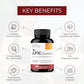 Sandhu's Zinc Quercetin, 120 Vegetarian Capsules, Zinc Supplements for Antioxidant & Immune Support, Gluten, Soy, Dairy-Free