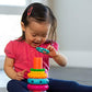 Sassy Stacks of Circles, 9-Piece Stacking Ring Toy, STEM Learning, Age 6+ Months