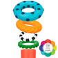Sassy Stacks of Circles, 9-Piece Stacking Ring Toy, STEM Learning, Age 6+ Months