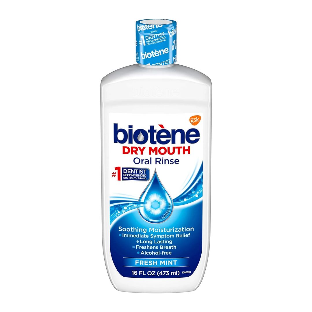 Biotene Dry Mouth Oral Rinse Fresh Mint Mouthwash,048582003309
