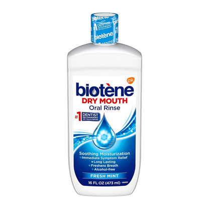 Biotene Dry Mouth Oral Rinse Fresh Mint Mouthwash,048582003309
