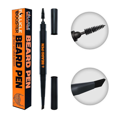 Follicle Booster Jet Black Beard Pen,X002MOYTRD