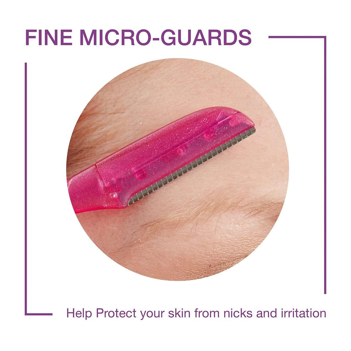 Schick Hydro Silk Touch-Up Dermaplaning Tool With Precision Cover, 9ct | Dermaplane Razor, Face Razors For Women, Eyebrow Razor, Facial Razor, Dermaplaning Razor, Womens Face Razor Peach Fuzz Remover,