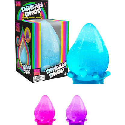 Schylling NeeDoh Dream Drop 3 Inch Squeeze Toy Sensory Stress Ball Color May Vary Smooth and Satisfying Tactile Relief